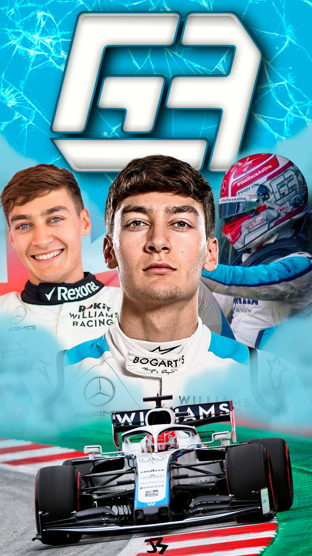 George Russell - The Rising Star Of Formula 1 Background