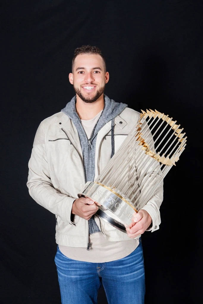 George Springer Most Valuable Player At The World Series Background