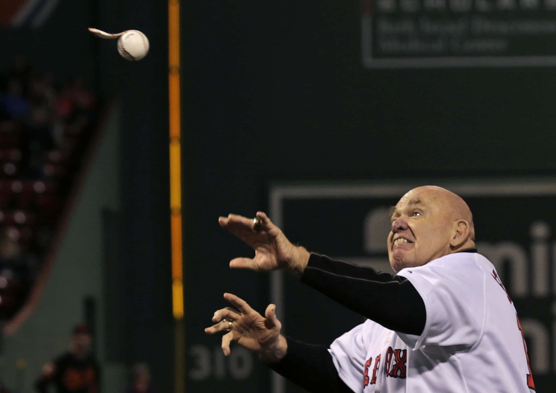 George Steele Catching The Baseball