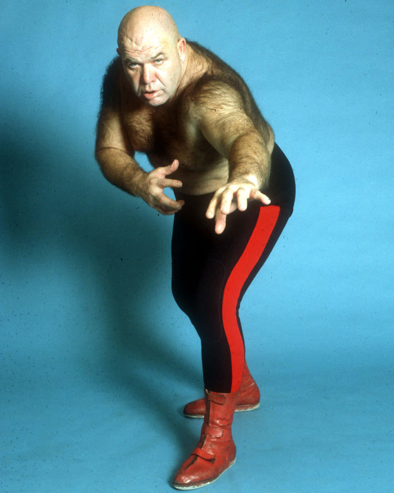 George Steele In Red Boot Background