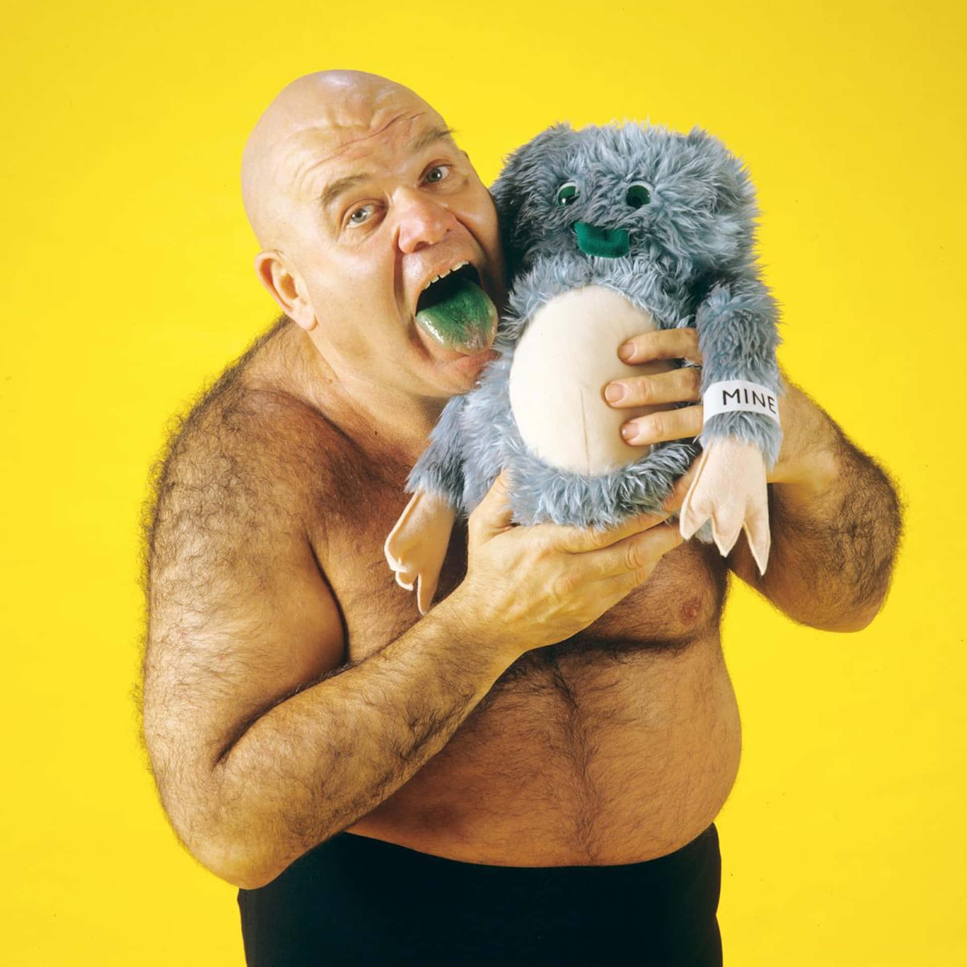 George Steele Pose With Mine