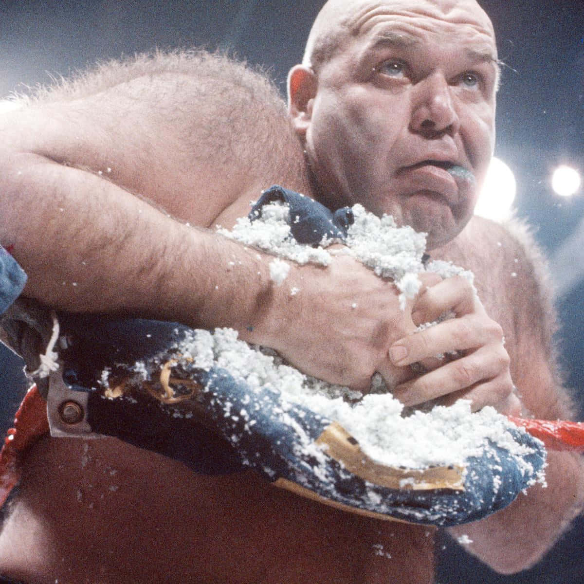 George Steele & Turnbuckle Pad Background