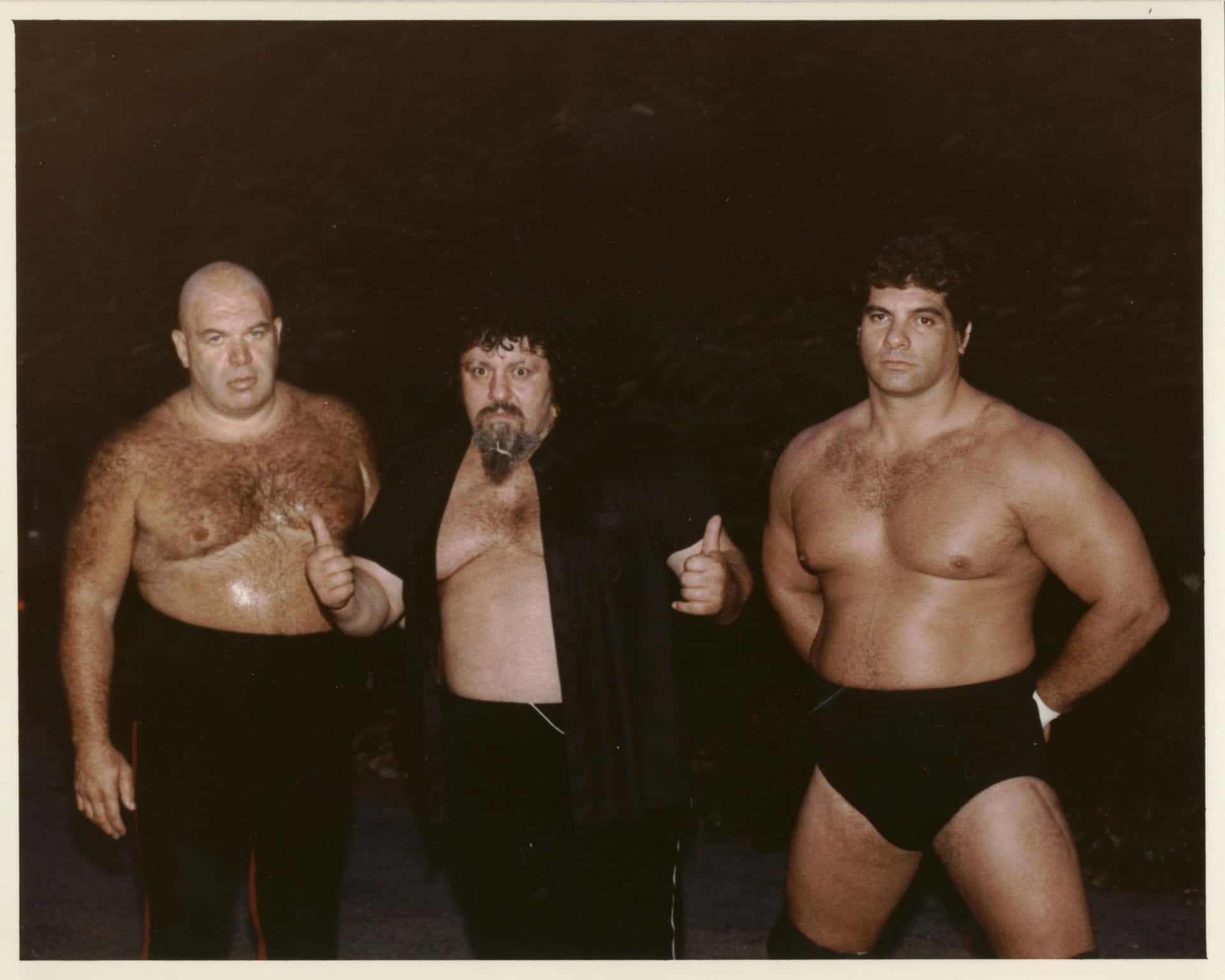 George Steele With Other Wrestler