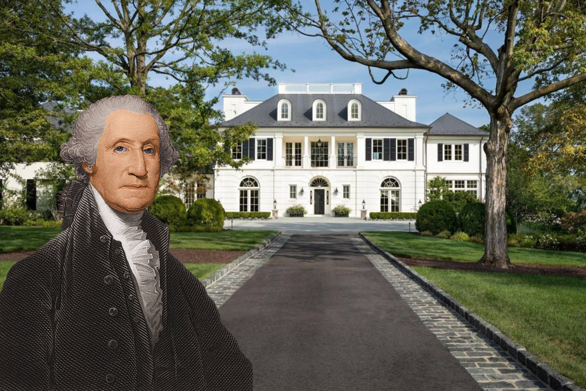 George Washington Estate Mount Vernon Background