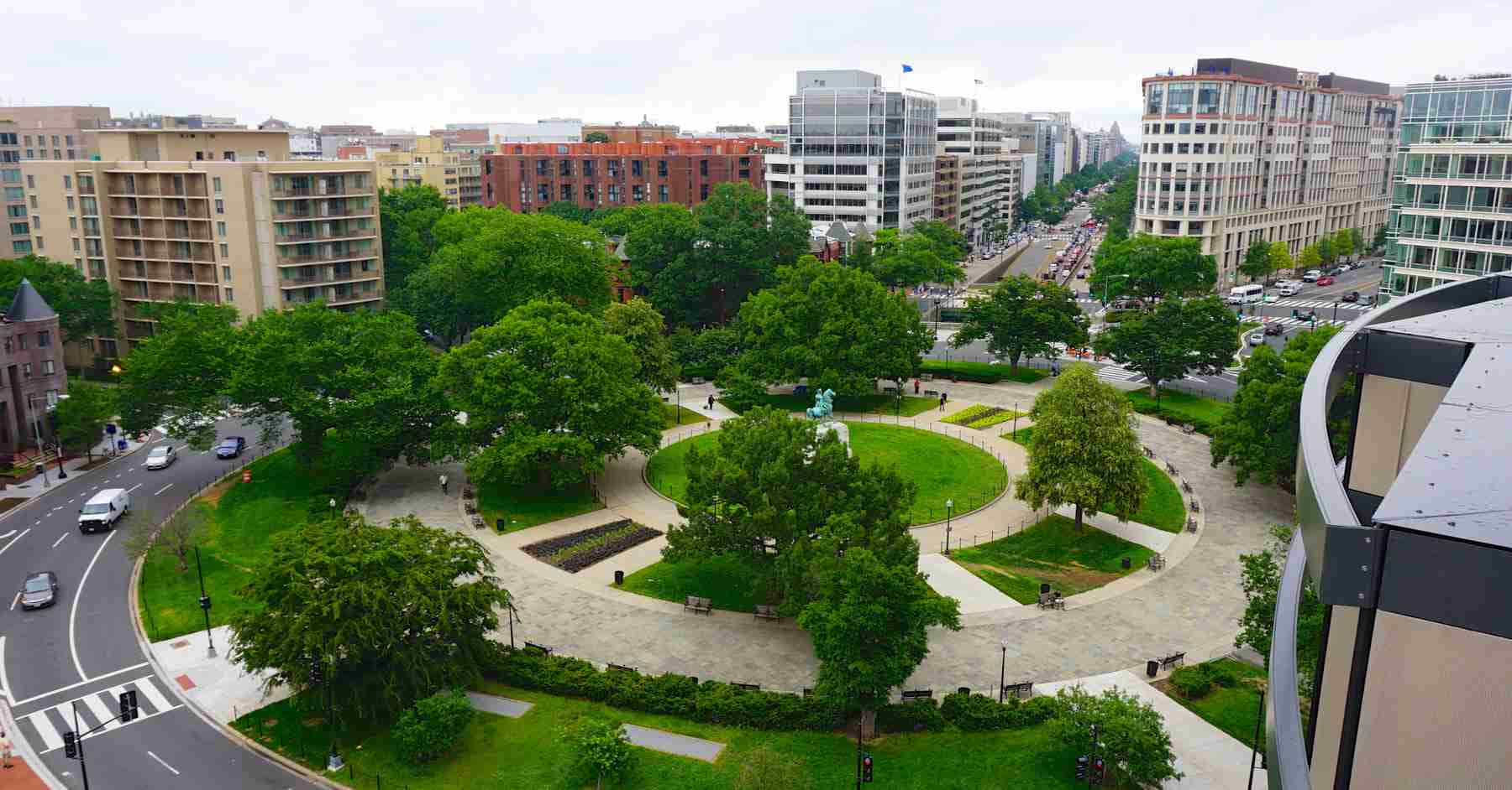 George Washington University Foggy Bottom Campus Background