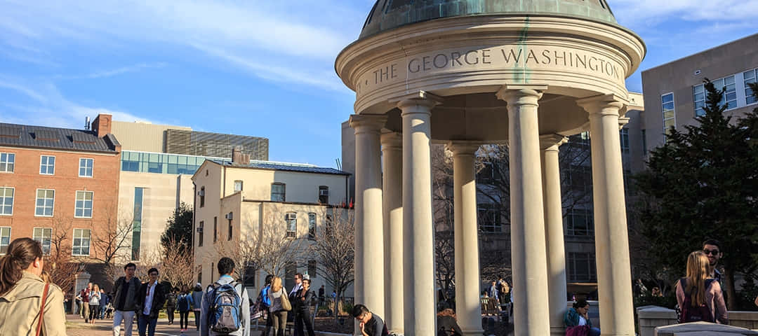 George Washington University Tempietto Background