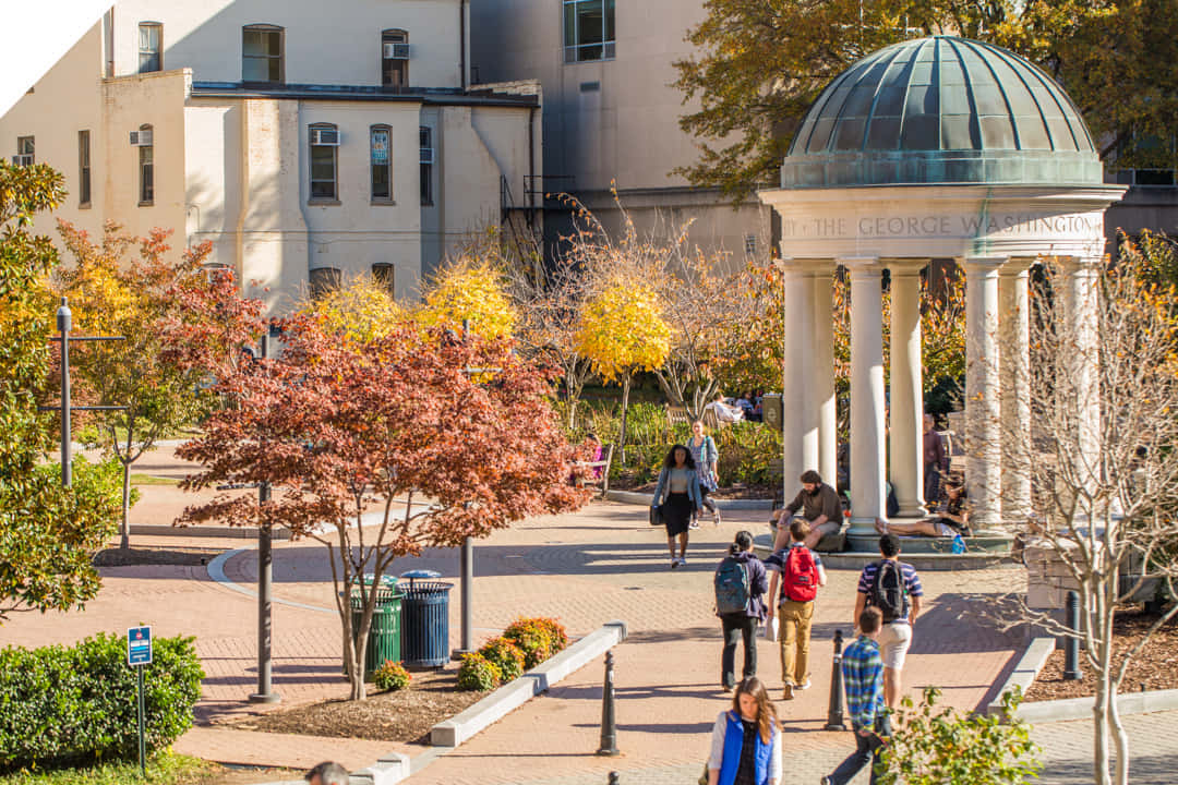 George Washington University Tempietto Background