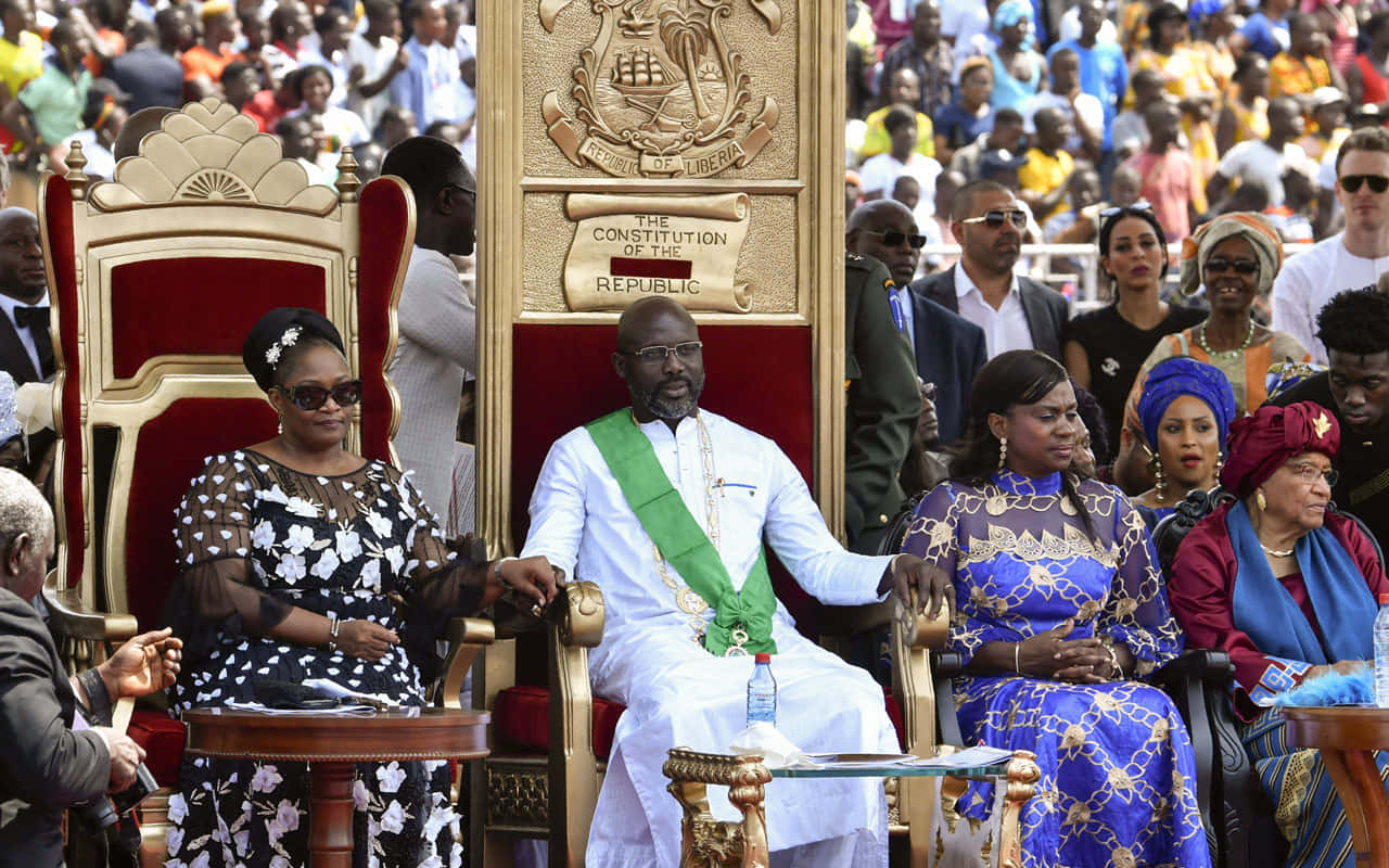 George Weah Sworn In As President Of Liberia Background