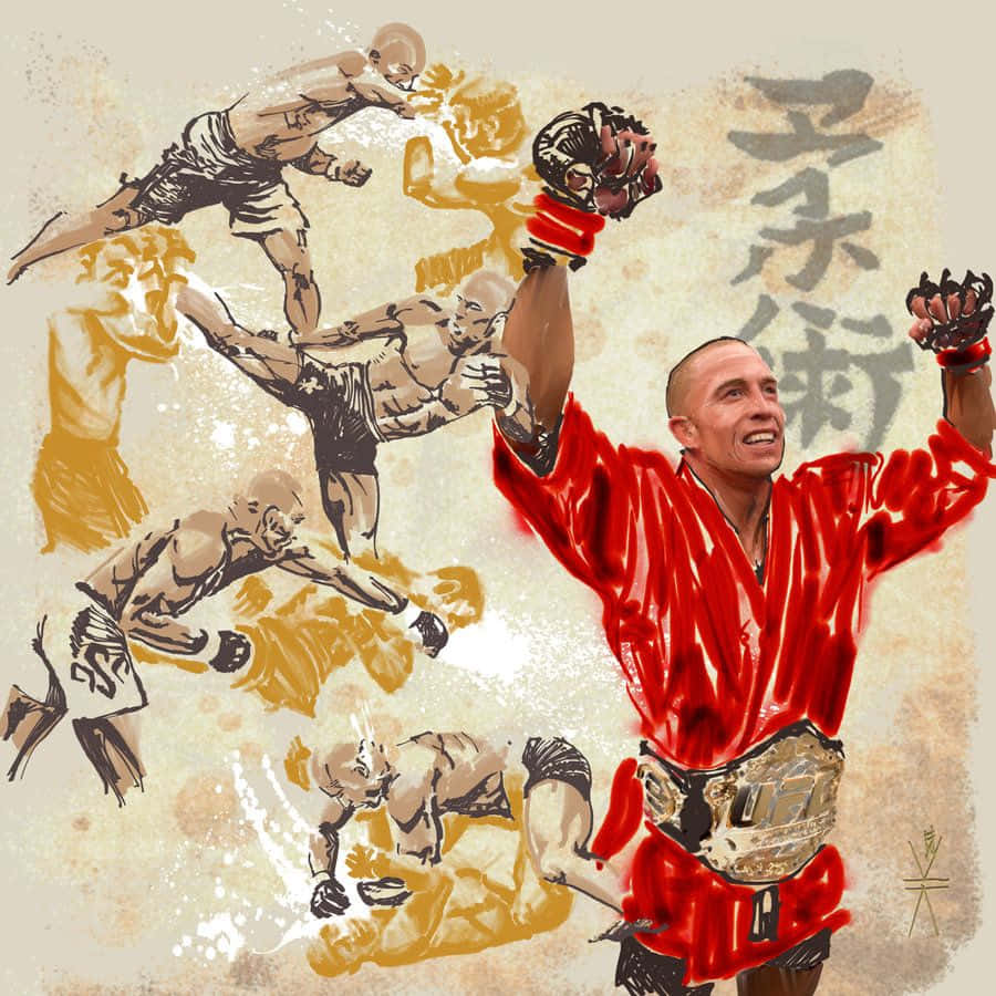 Georges St-pierre Mixed Martial Artist Fan Art