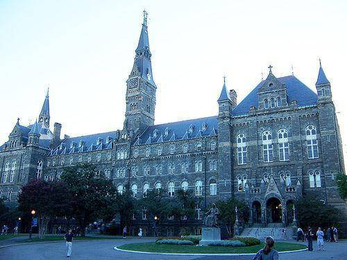 Georgetown University Aesthetic Building Background