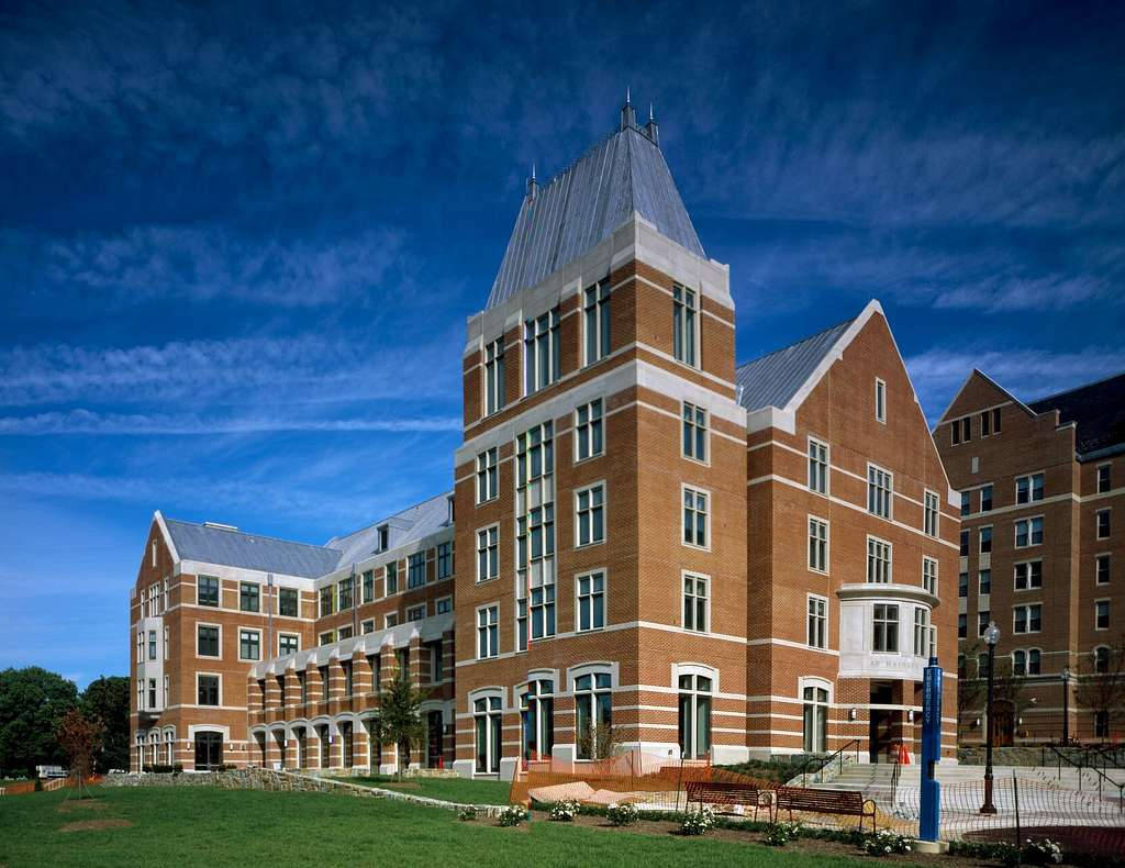 Georgetown University Brown Building Background