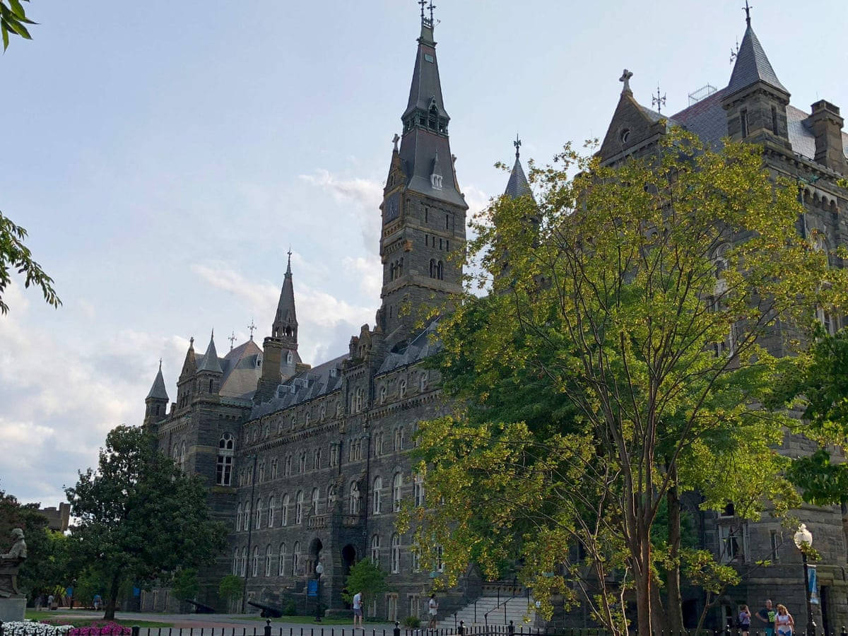 Georgetown University Hall Building Background