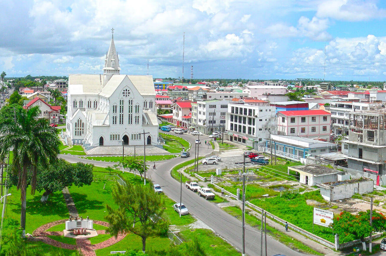 Georgetown White Church Background