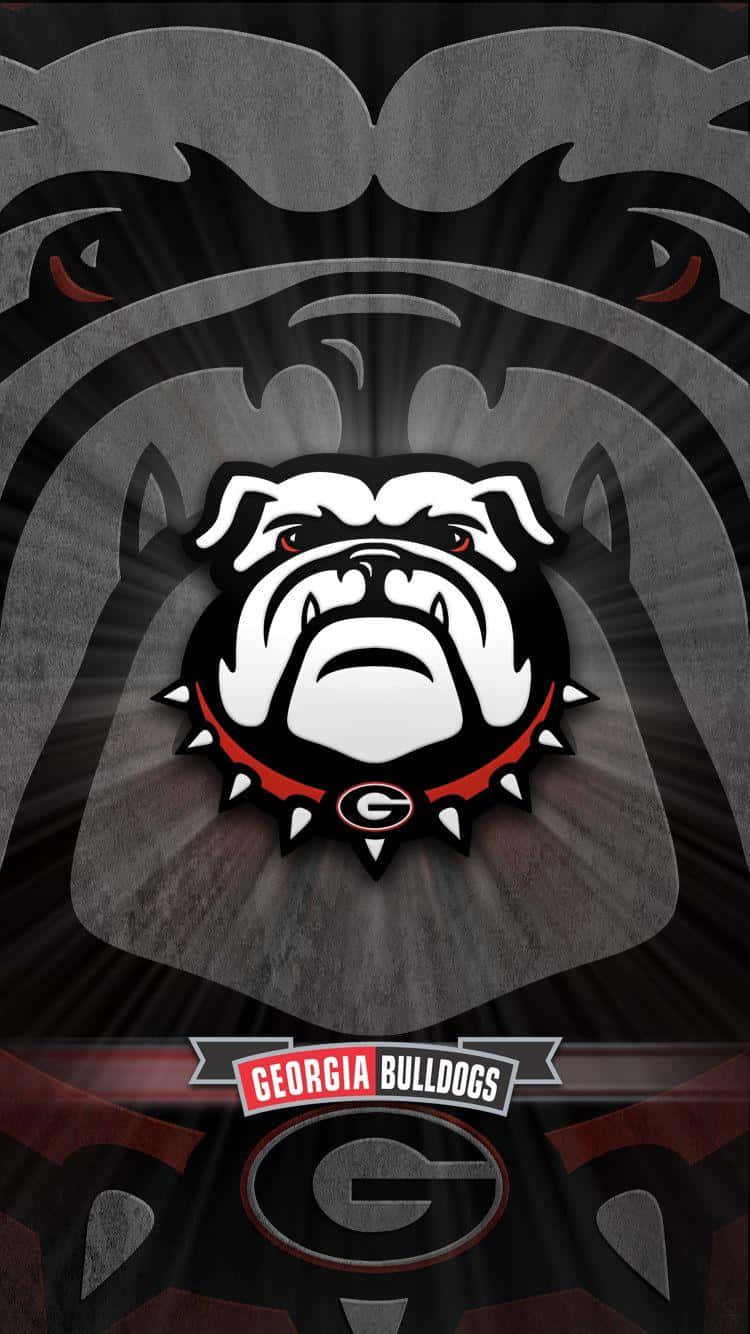 Georgia Bulldogs Phone Outer Glow Background