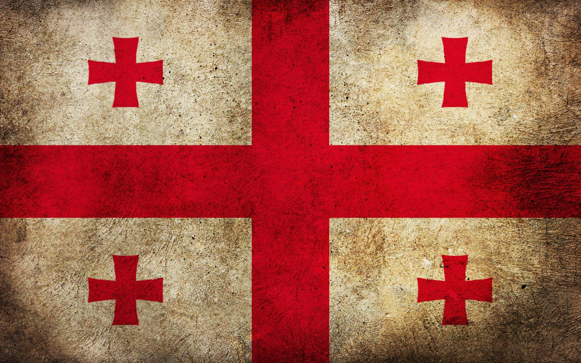 Georgia Medieval Flag Background