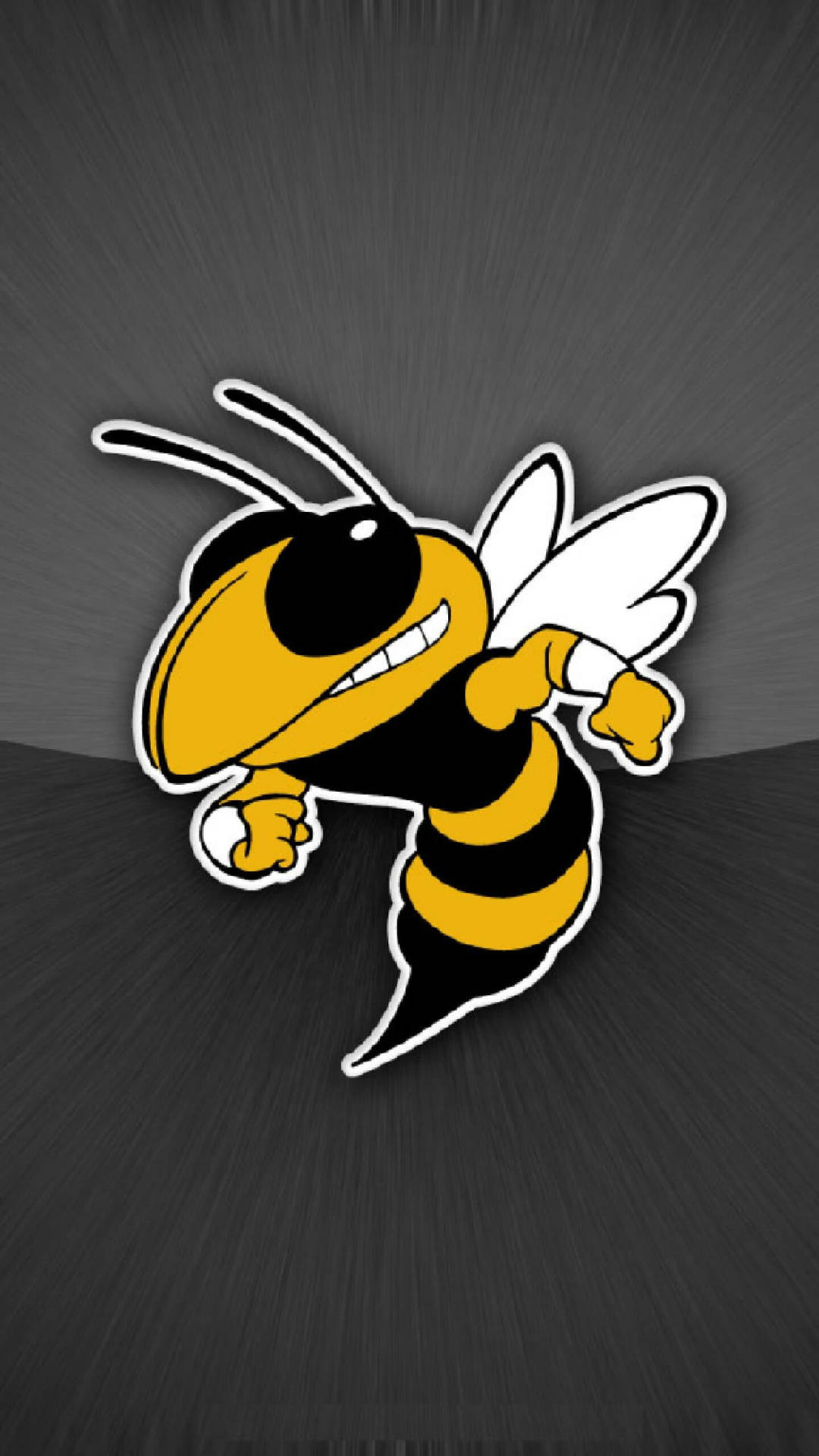 Georgia Tech Bee On Dark Backdrop Background