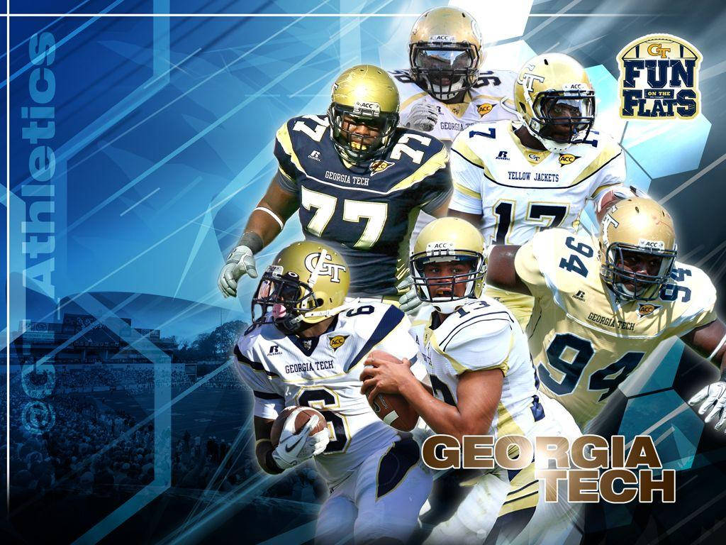 Georgia Tech Players Group Photo Background