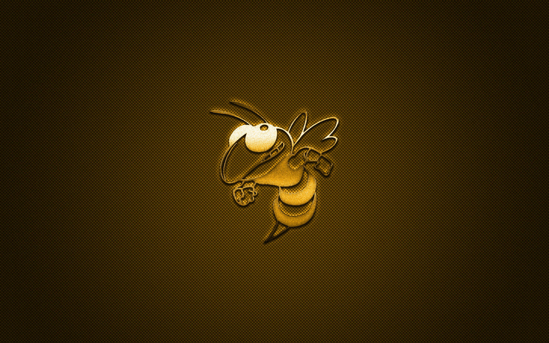 Georgia Tech's Iconic Bee Artwork Background