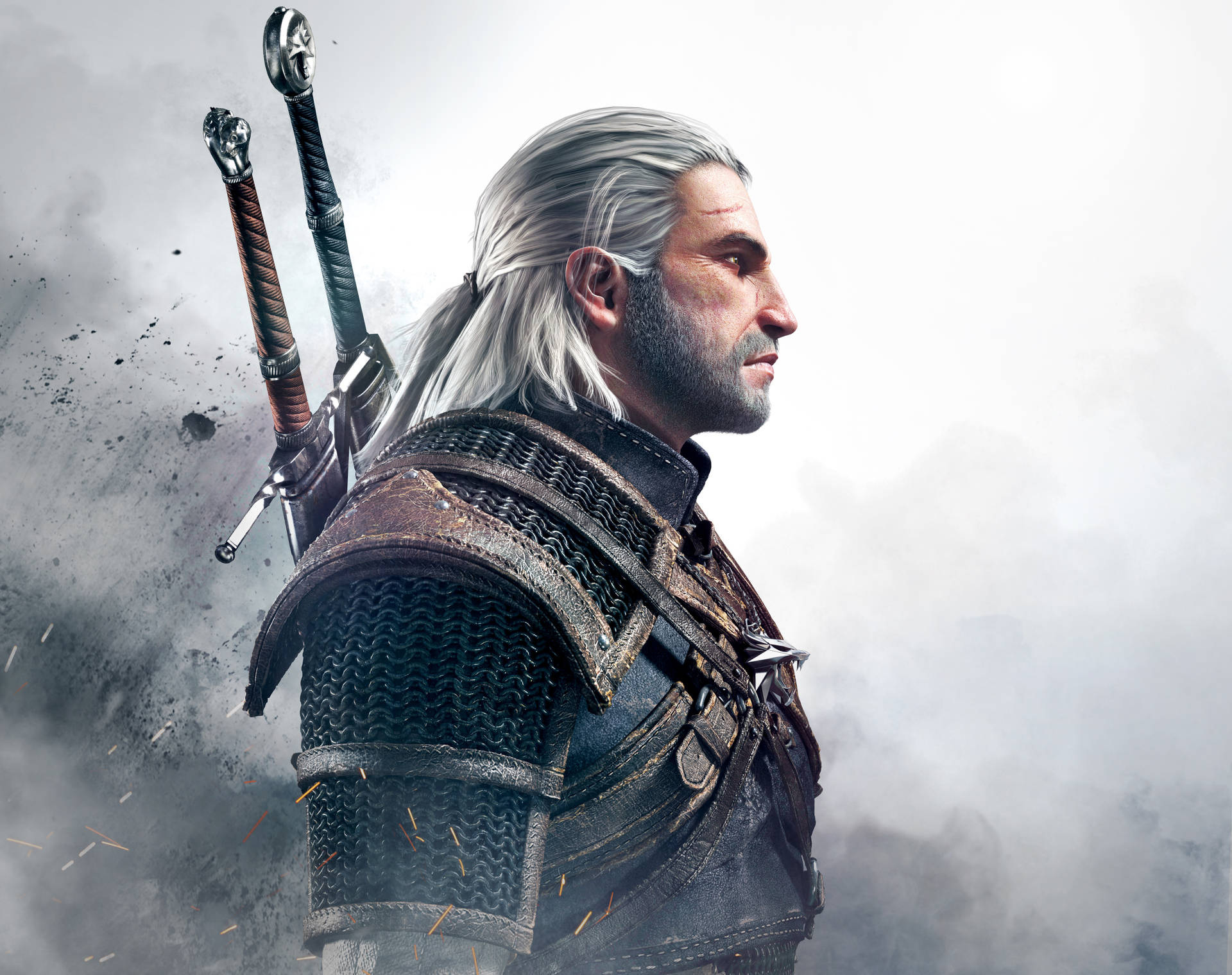 Geralt Side View The Witcher 3