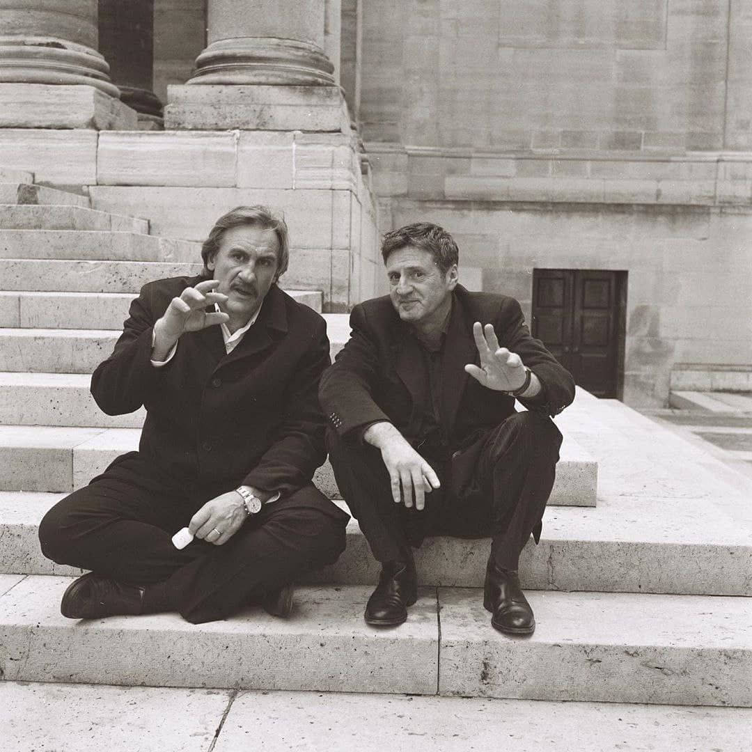 Gérard Depardieu Daniel Auteuil Black And White