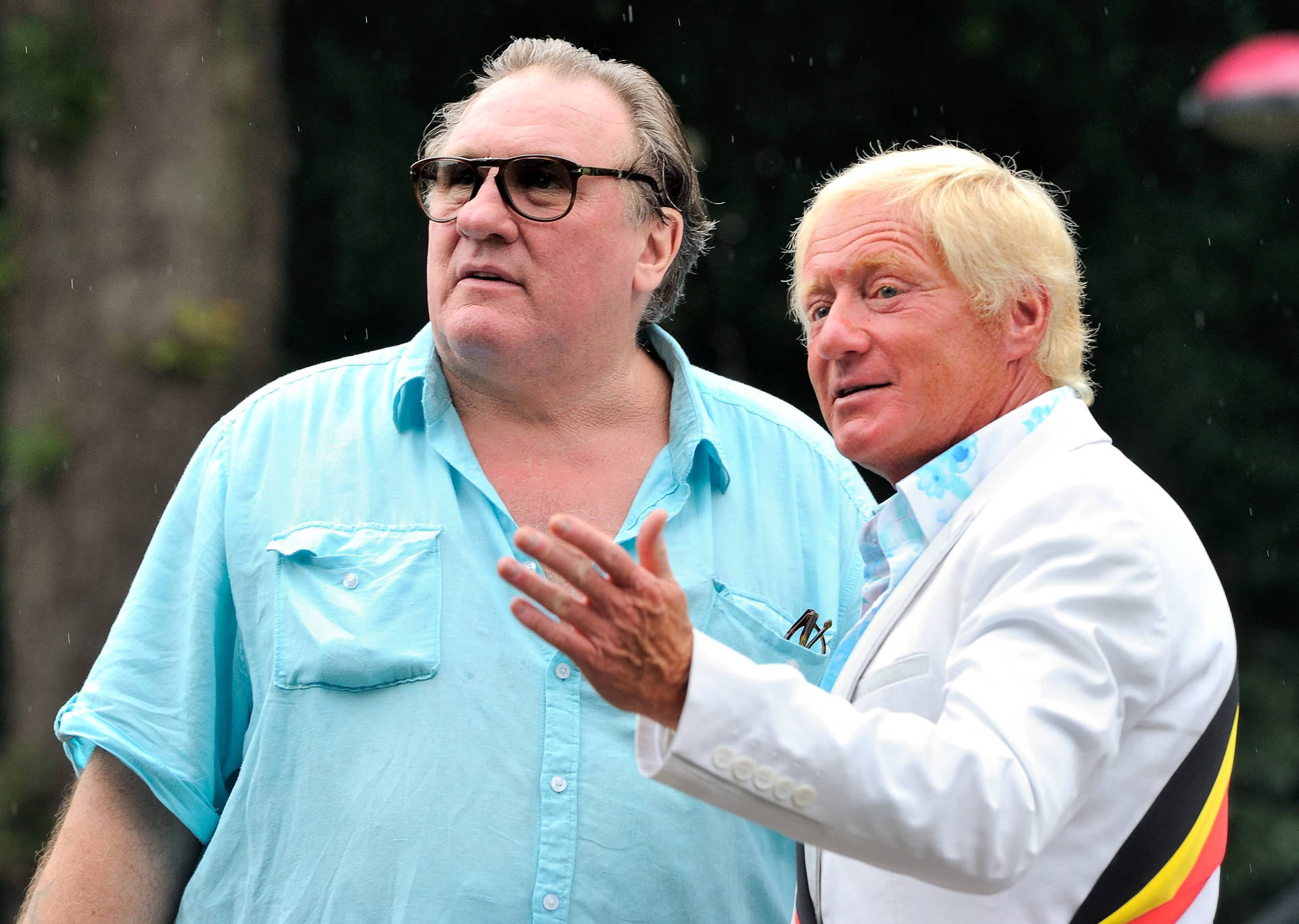 Gérard Depardieu Posing For A Portrait