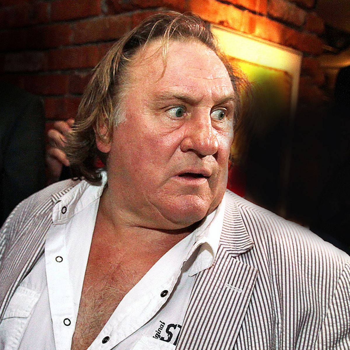 Gérard Depardieu Shocked Face