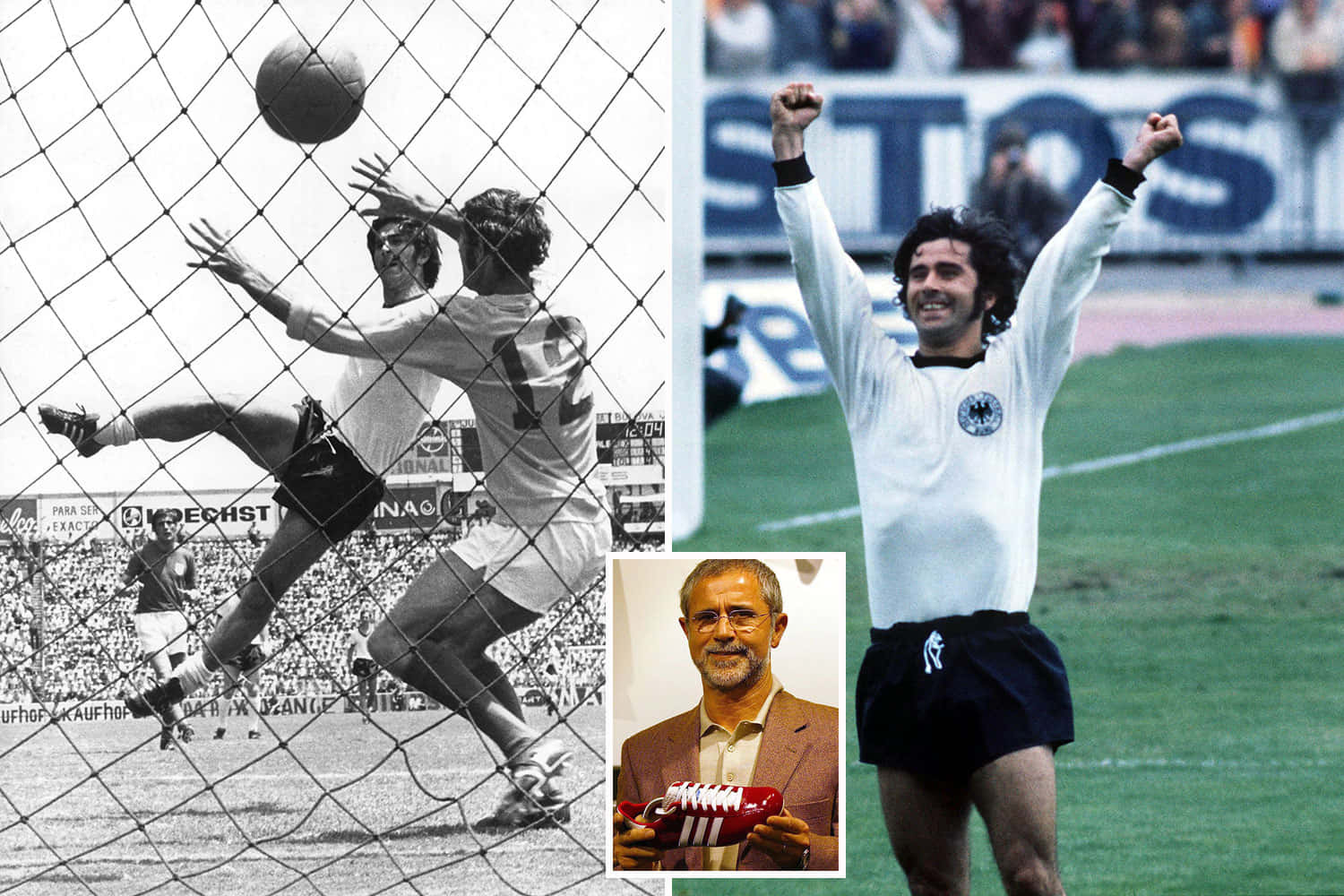 Gerd Muller German Footballer Goal Highlight Background