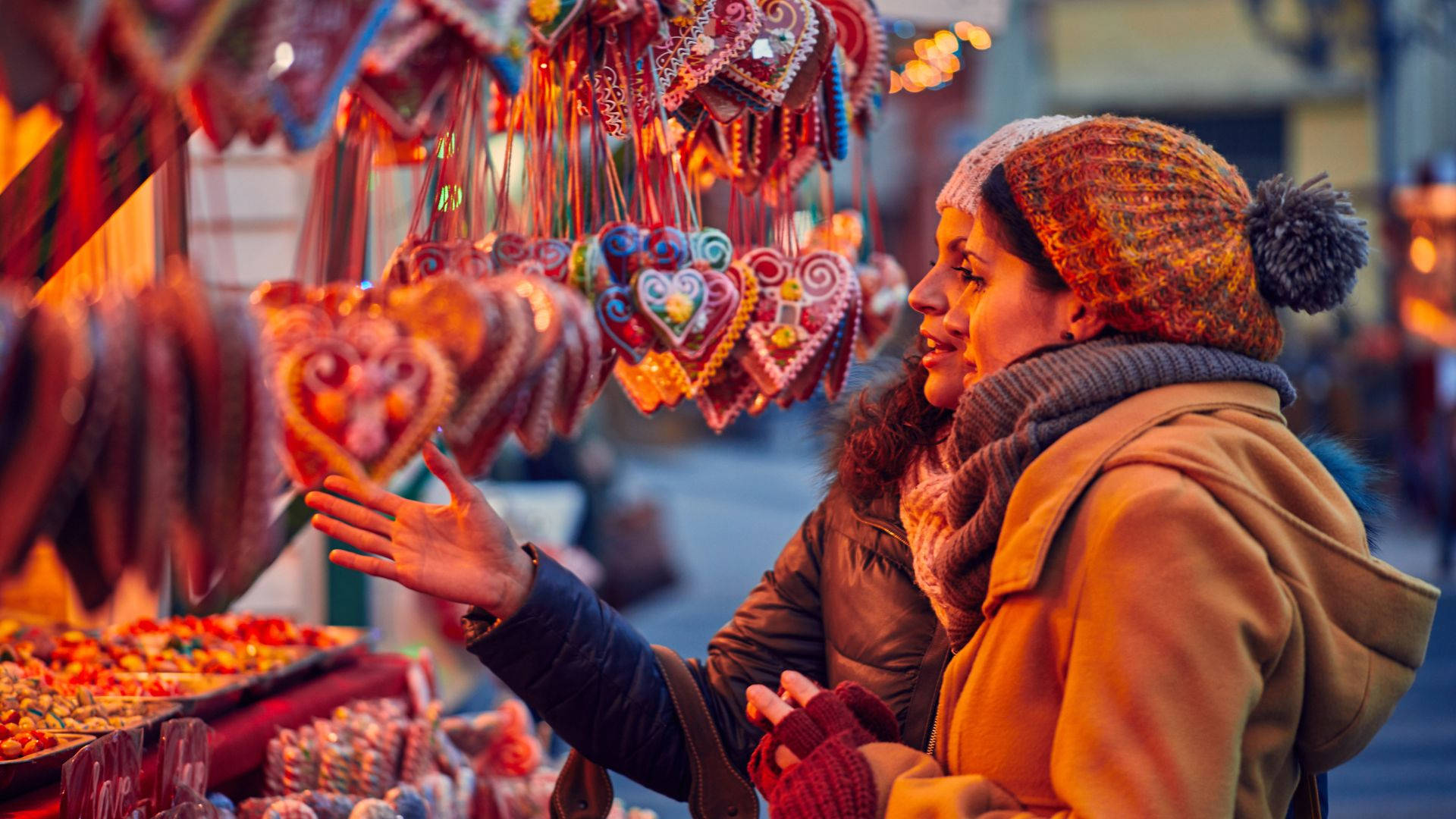 German Christmas Market Background