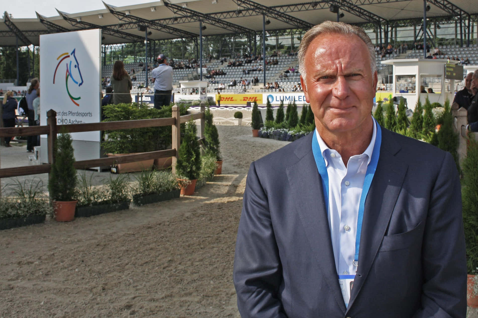 German Football Executive Karl-heinz Rummenigge Chio Aachen 2016 Background
