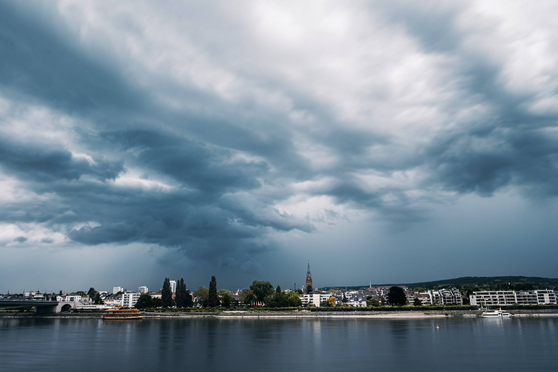 Germany Gloomy Weather Dramatic Cloudy Sky