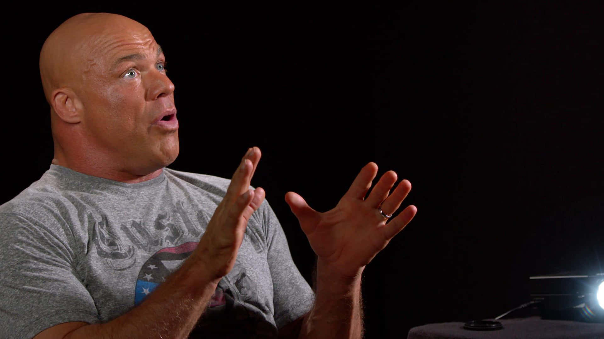 Gesturing Kurt Angle Wwe Photoshoot