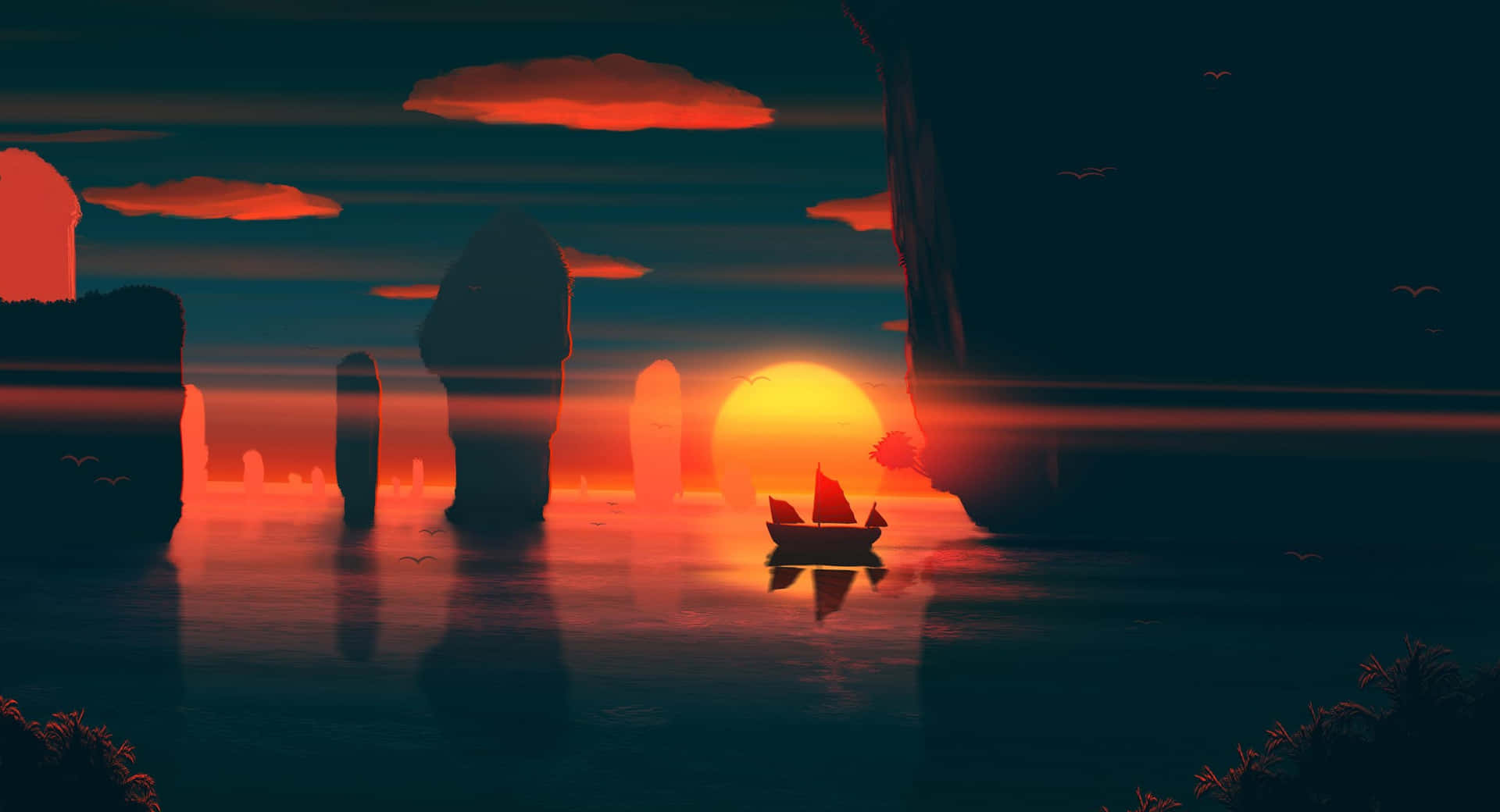 Get A Calm And Aesthetic Desktop With These Wallpaper Ideas Background