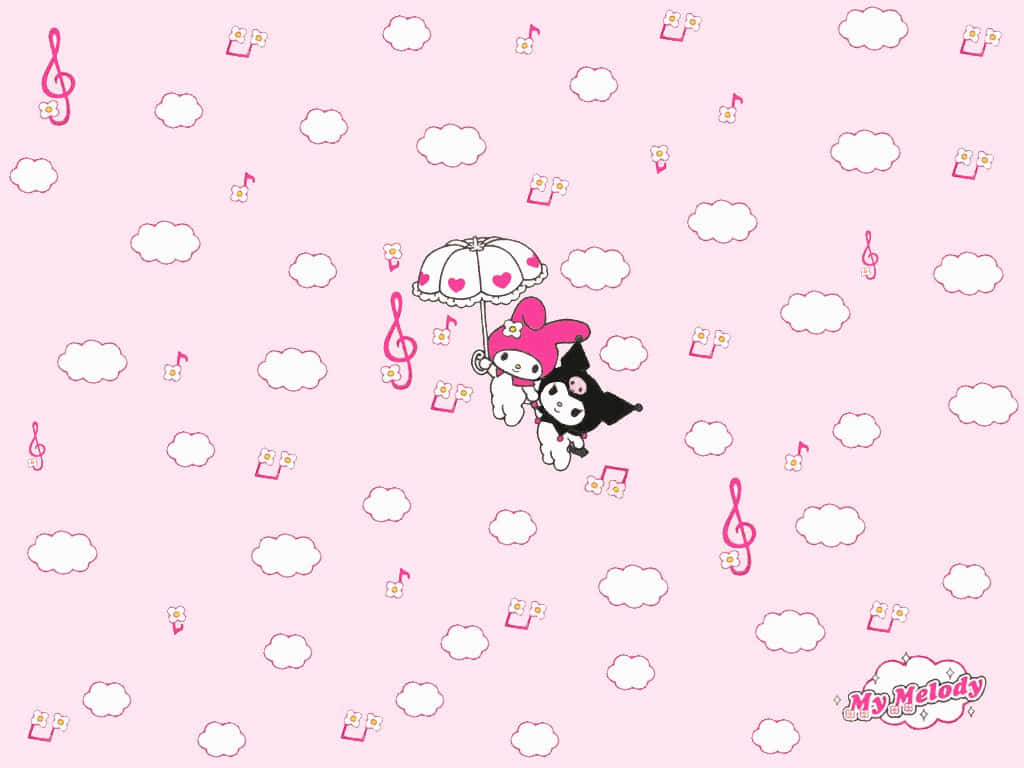 Get A Desktop Makeover With The Adorable My Melody Background