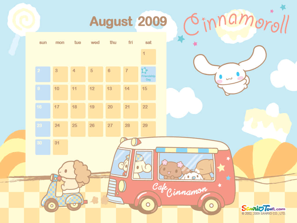 Get A Jump On Working While Traveling With The Cinnamoroll Laptop Background