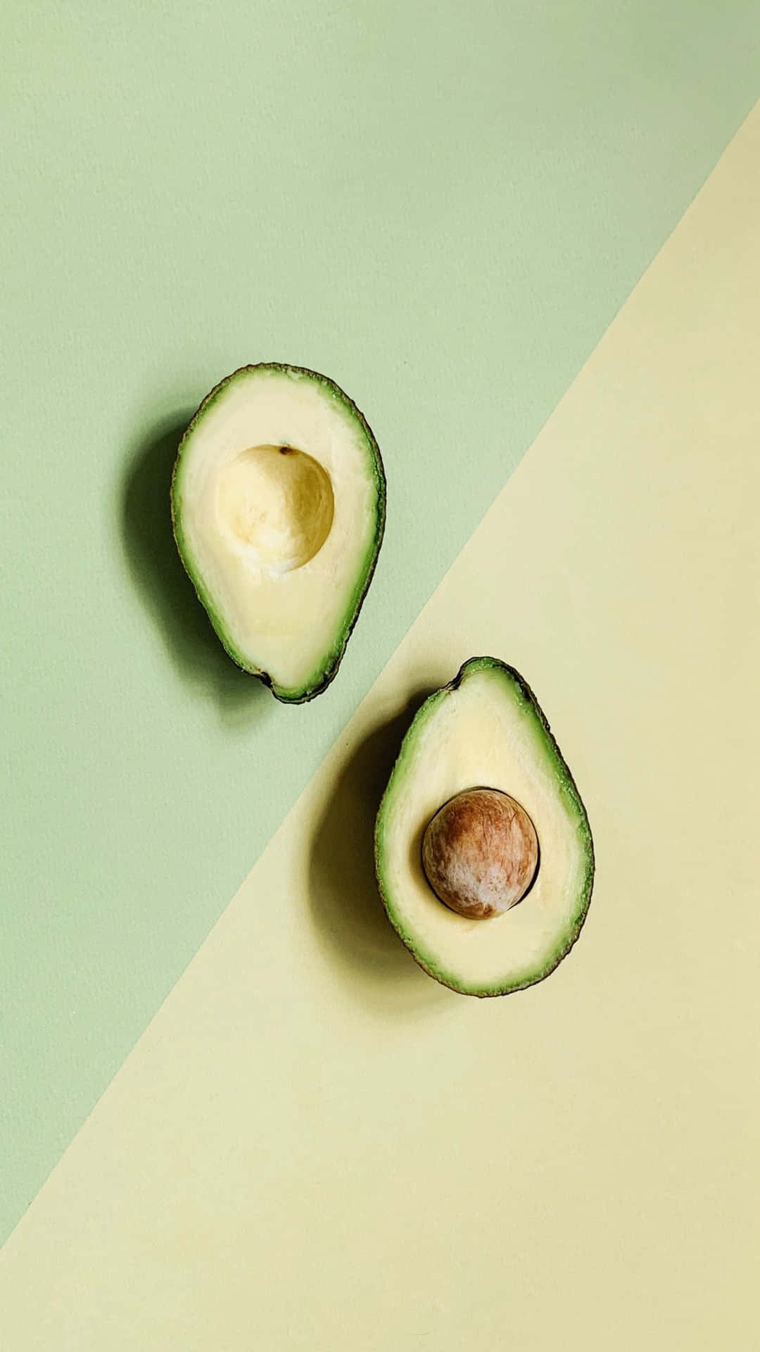 Get A New Perspective Of Your Phone With An Avocado Iphone Wallpaper Background