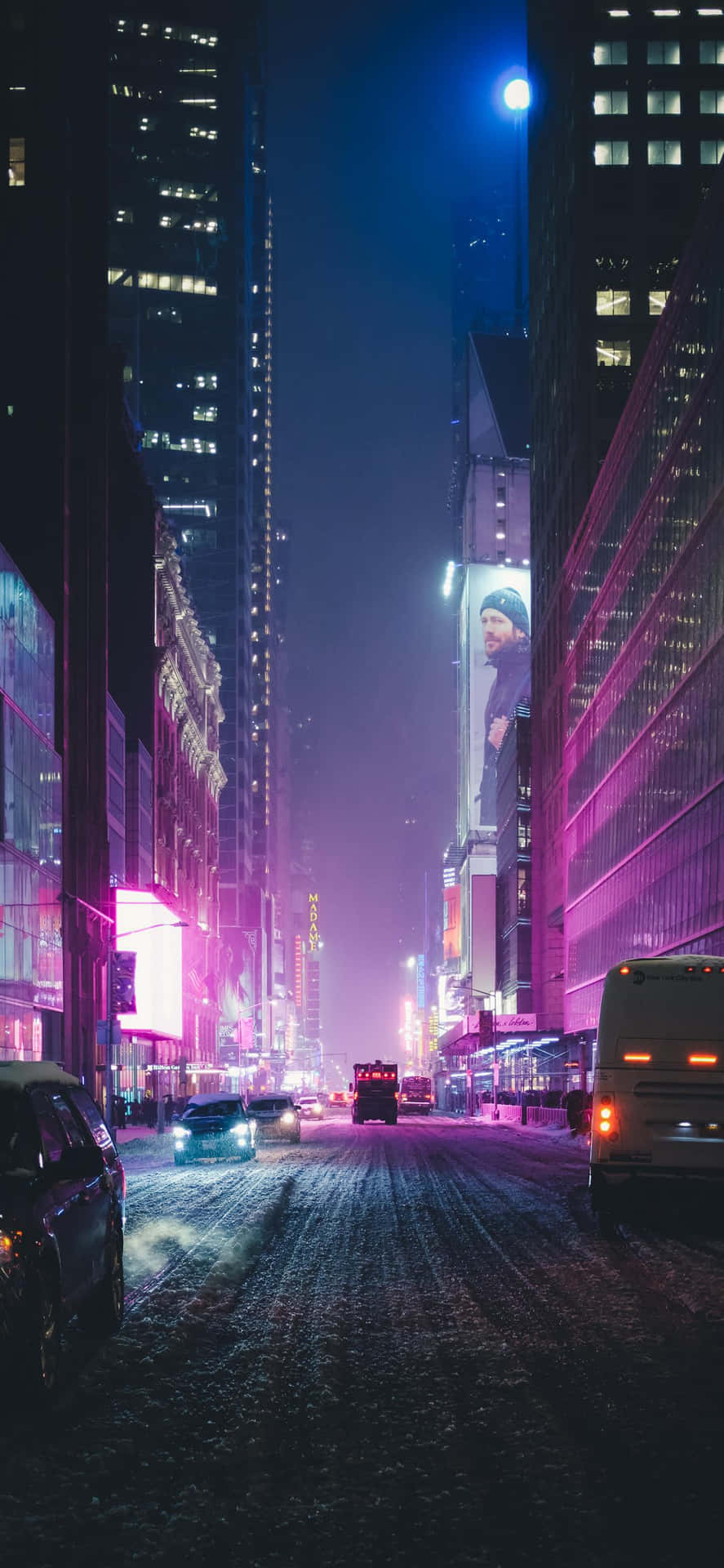 Get A New York City Night View Right From Your Iphone Background