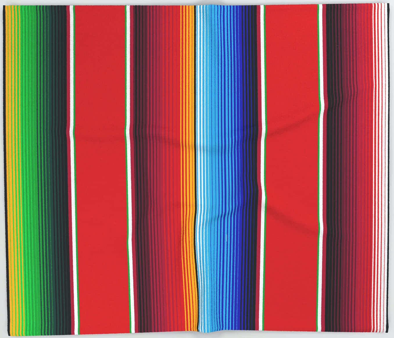 Get A Taste Of Mexico With A Traditional Serape Background