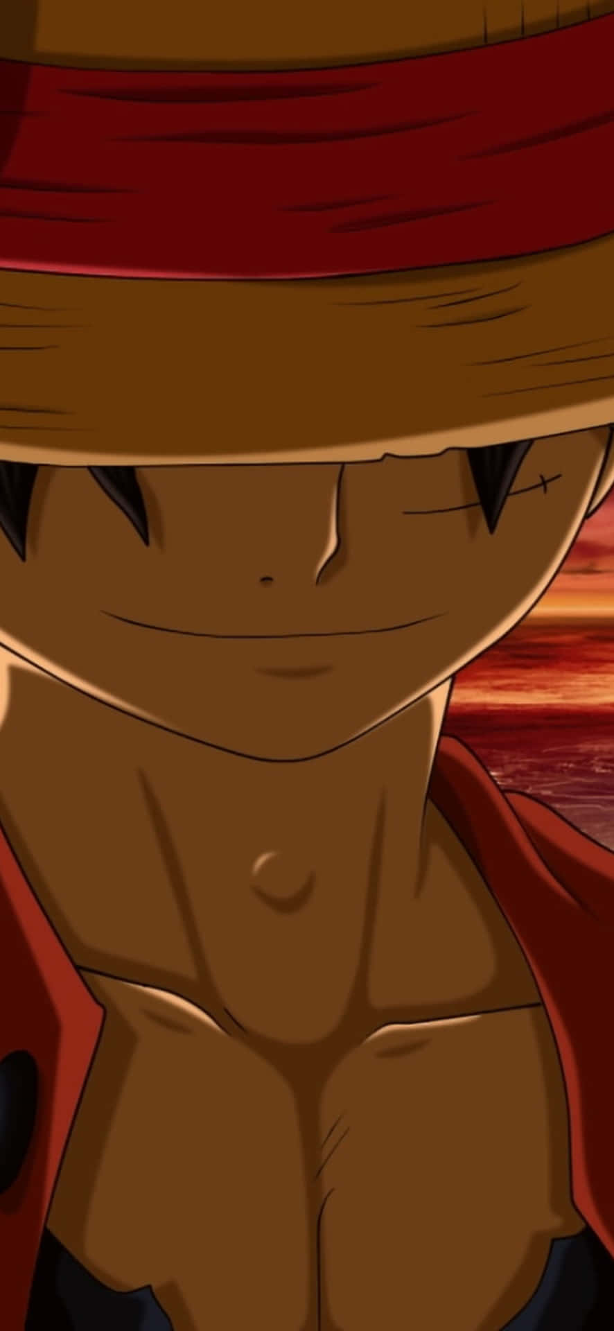 Get Adventurous With Luffy And Experience The World Of One Piece On Your Iphone! Background