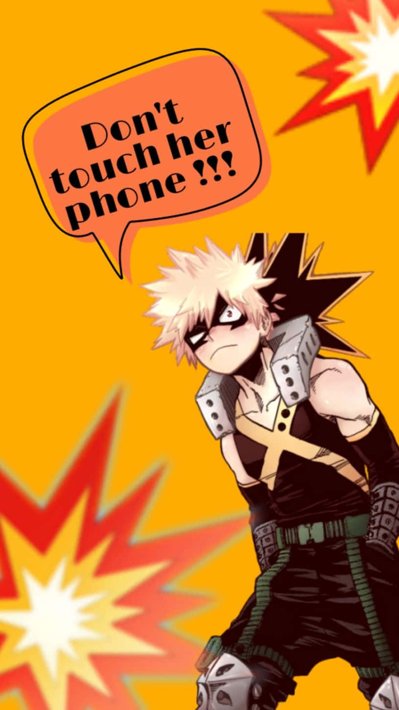 Get Bakugo Phone And Be A Hero! Background
