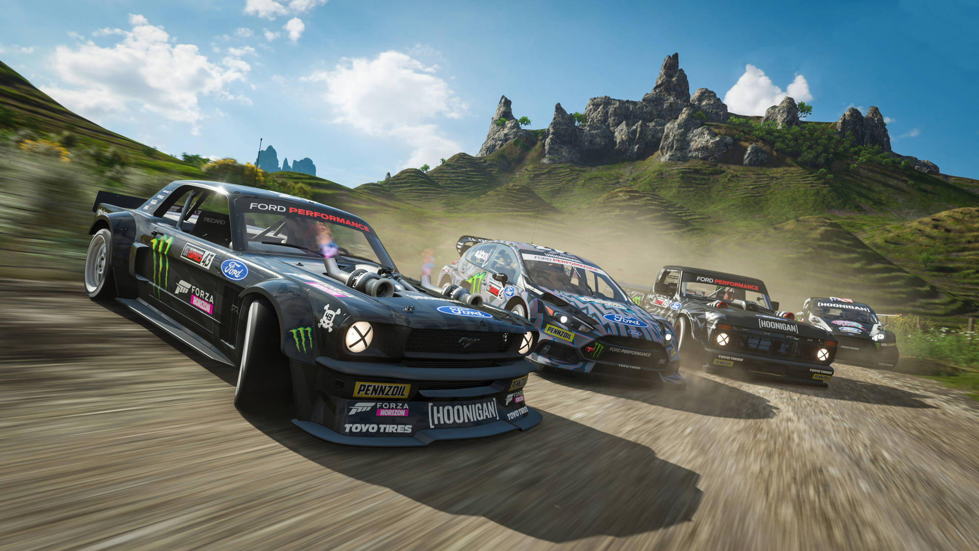 Get Behind The Wheel And Race With Forza Gaming Background