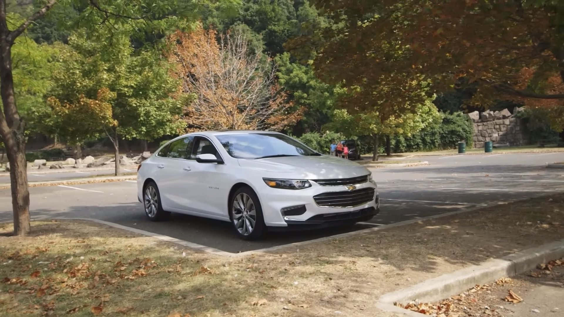 Get Behind The Wheel Of A Chevy Malibu And Enjoy A Powerful Drive. Background