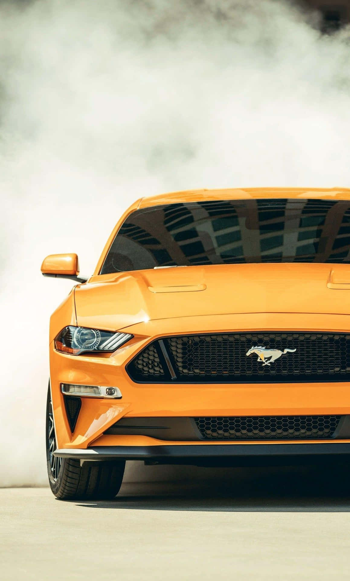 Get Behind The Wheel Of Style With The Mustang Iphone Background