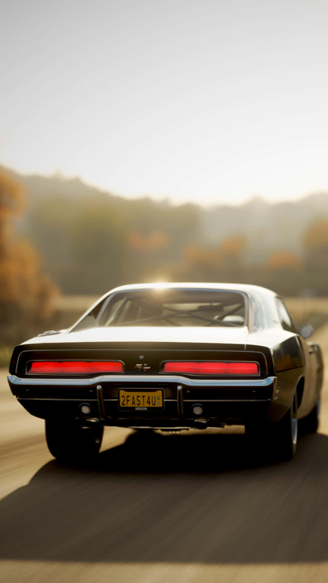 Get Behind The Wheel Of The Classic Dodge Charger With This Iphone Wallpaper Background
