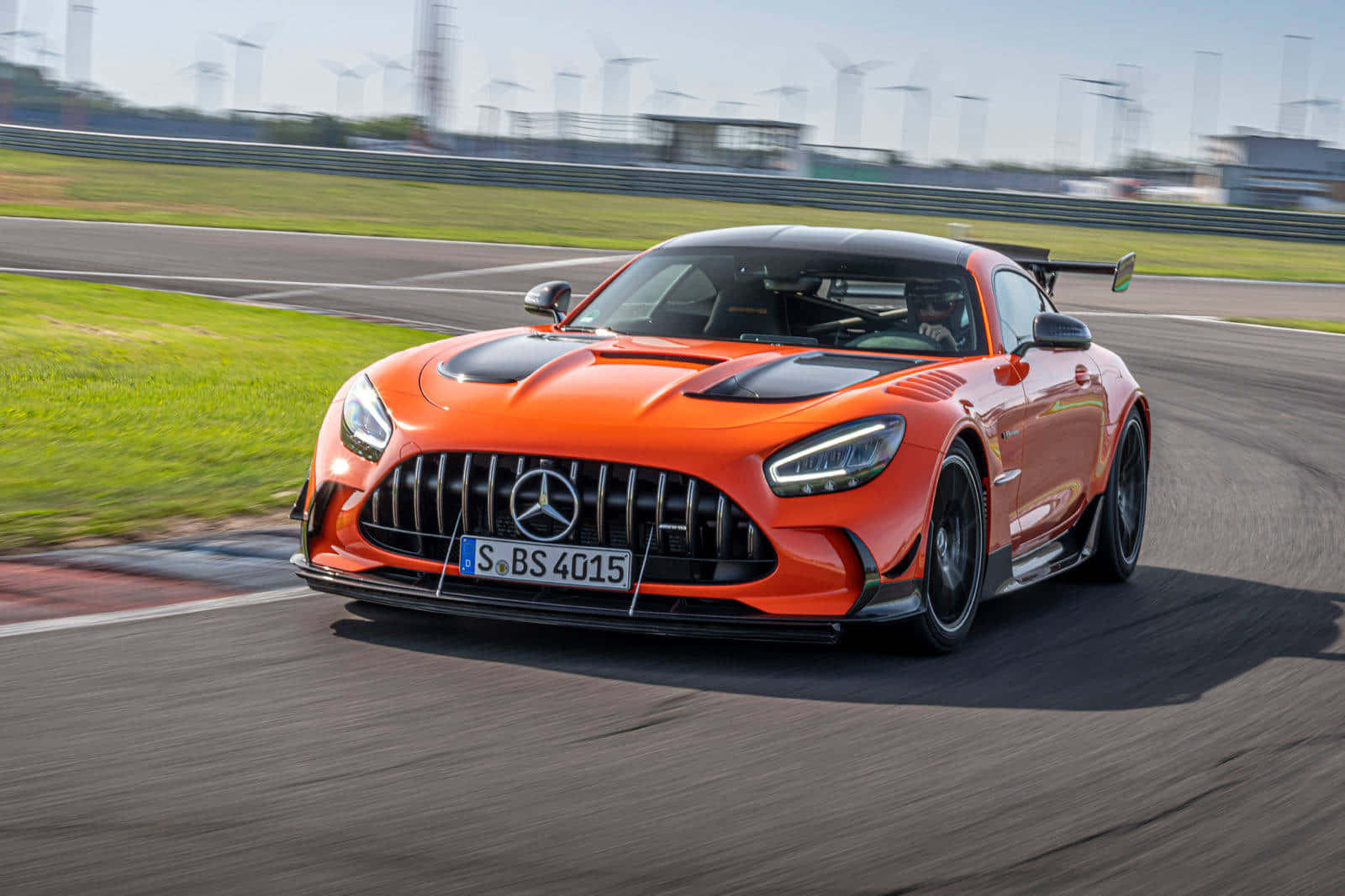 Get Behind The Wheel Of The Luxury Mercedes Gts Background