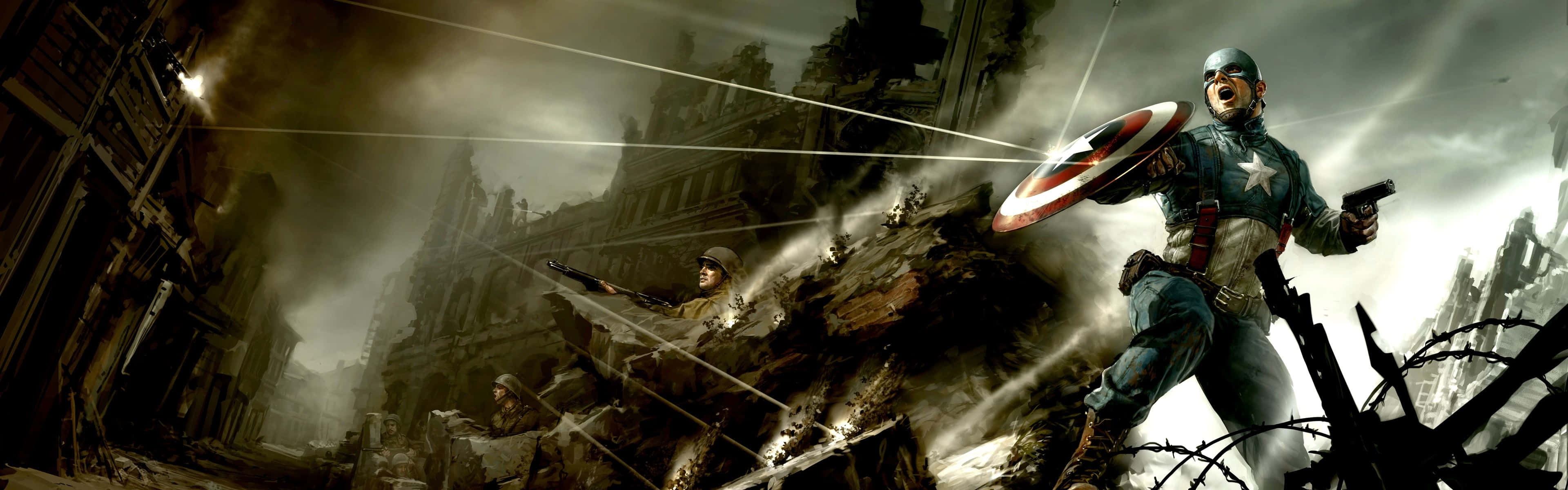 Get Both The Screens You Need For Your Ultimate Avengers Viewing Experience. Background
