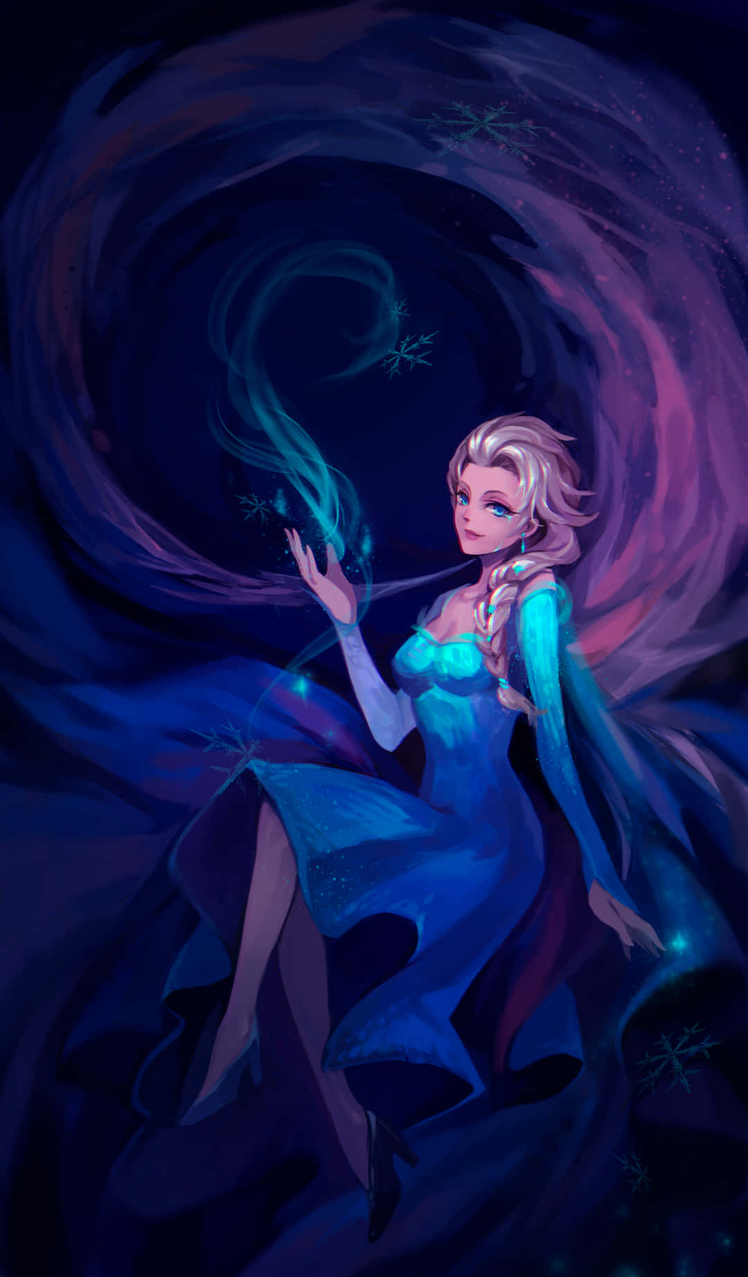 Get Connected With Elsa Phone Background