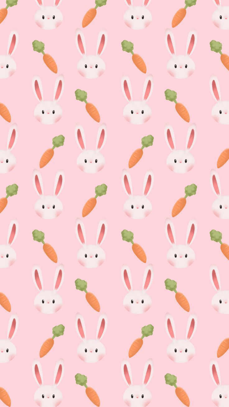 Get Creative With This Kawaii Bunny Wallpaper! Background