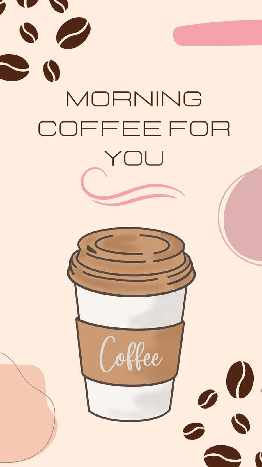 Get Delicous Cute Coffee And Make Each Day Special Background