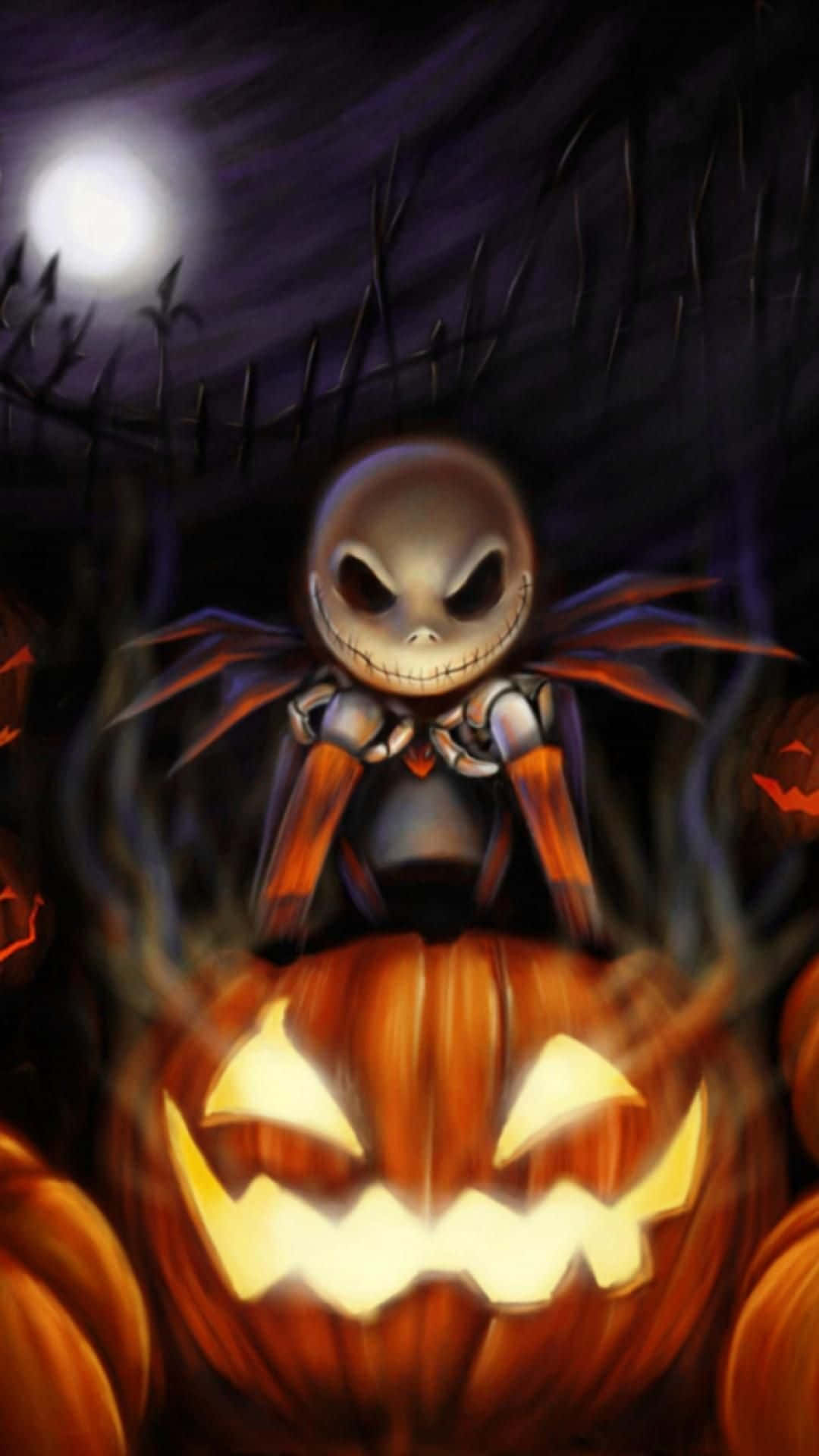 Get Festive With The Nightmare Before Christmas Phone! Background