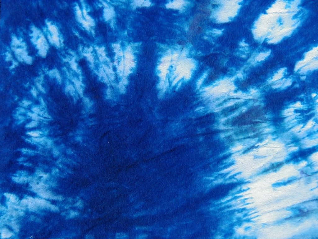 Get Groovy With Blue Tie Dye! Background